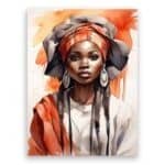 Πίνακας σε καμβά - Pop Art African Woman