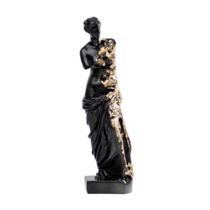 Statue – Aphrodite of Milos (Venus), Black – Gold