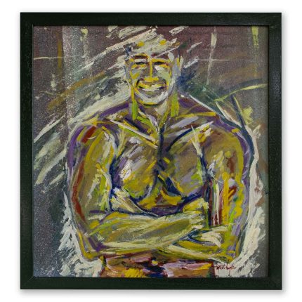 Male-torso - oil painting