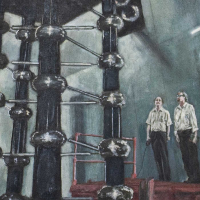 Oil Painting - Atomic Laboratory