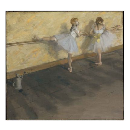 Edgar Degas - Dancers Practicing at the Barre
