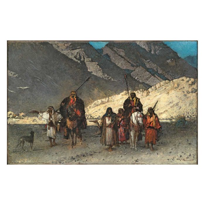 Leon Bonnat - Arabian Sheikhs in The Mountains
