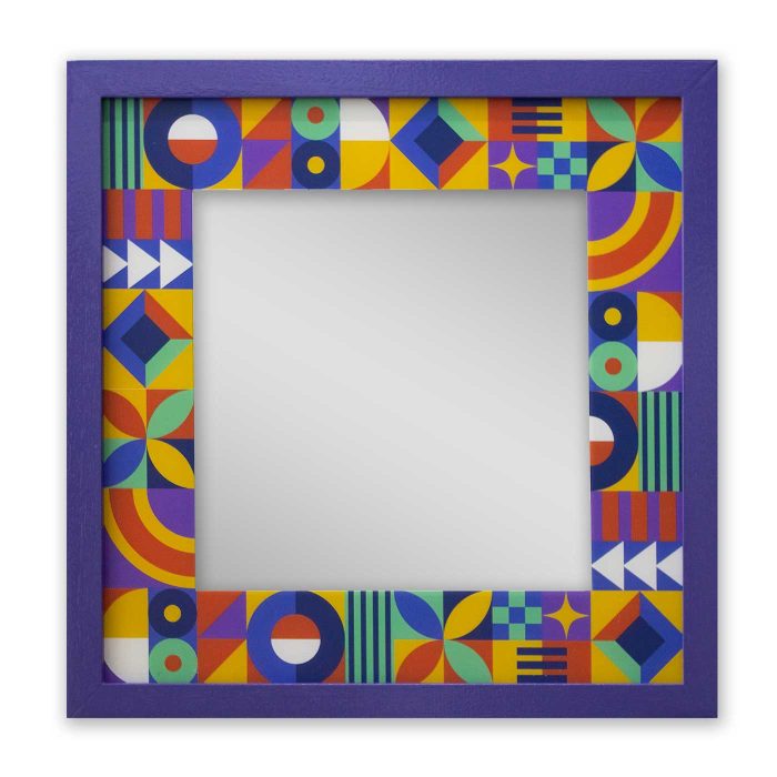 Mirror UV printed