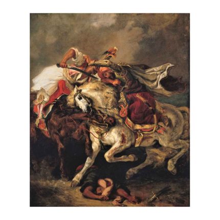 The Combat of the Giaour and Hassan - Eugène Delacroix