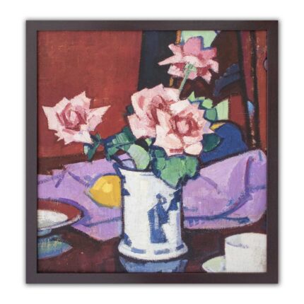 Samuel John Peploe - Pink Roses, Chinese Vase - Print