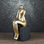 Sculpture - Girl on the cube