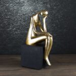 Sculpture - Girl on the cube
