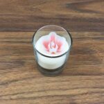 Scented Soy Candle with Orchid Flower
