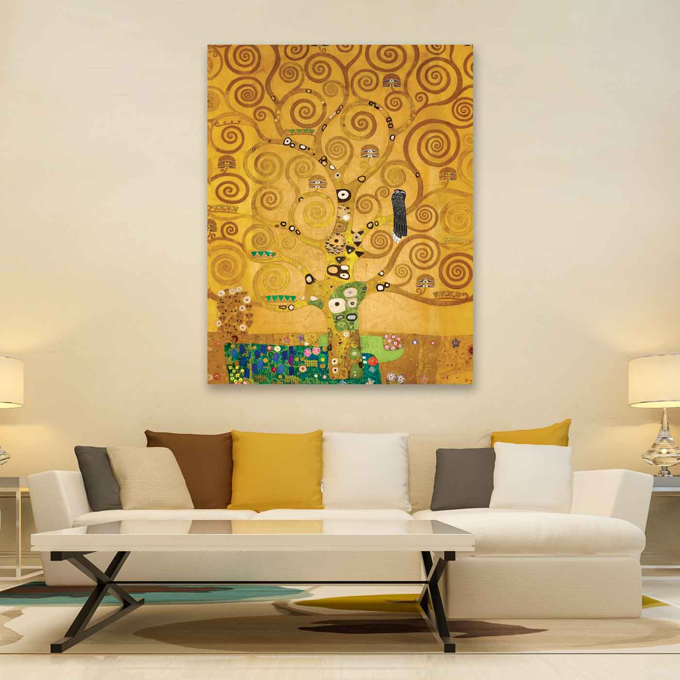 Canvas Print Gustav Klimt – The Tree of Life - Studio Morfes