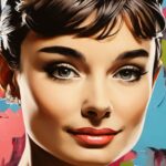 Πίνακας σε καμβά Audrey Hepburn Pop art