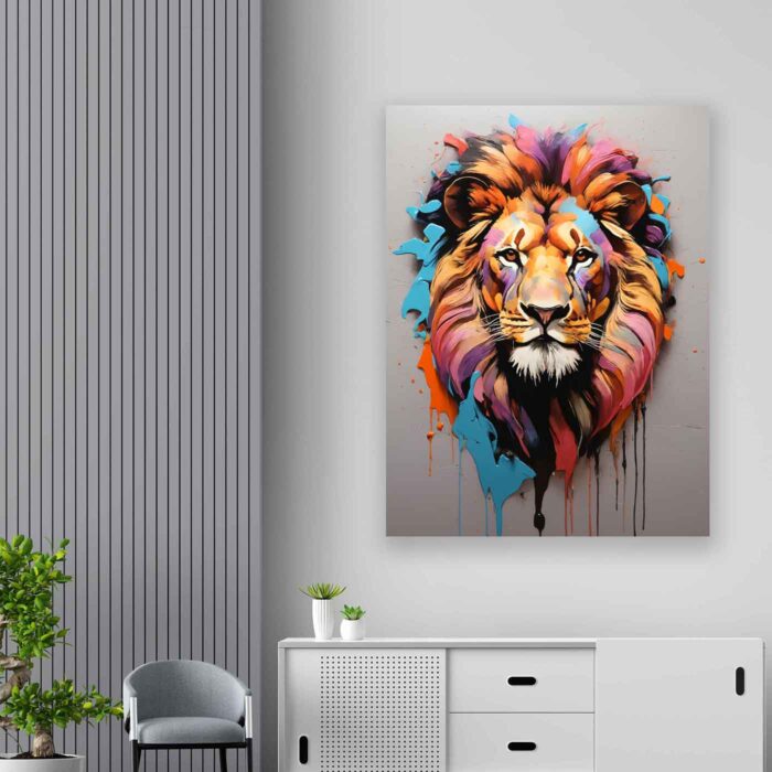 Πίνακας σε καμβά – Λιοντάρι
