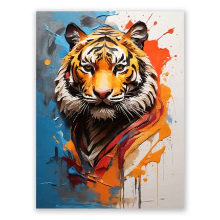 Πίνακας σε καμβά – τίγρη