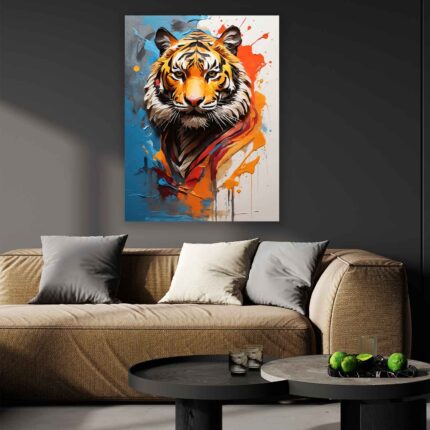 Πίνακας σε καμβά – τίγρη