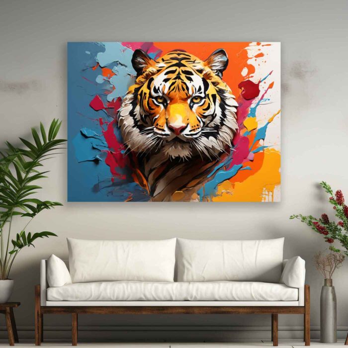 Πίνακας σε καμβά – Τίγρη