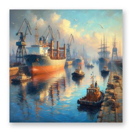 Πίνακας σε καμβά – Λιμάνι
