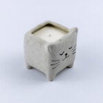 Αρωματικό κερί σόγιας σε δοχείο γατάκι