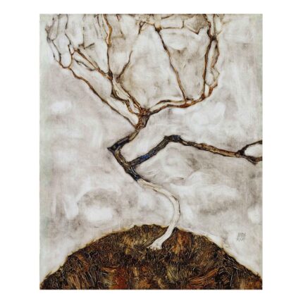 Πίνακας σε καμβά - Egon Schiele - Small Tree in Late Autumn