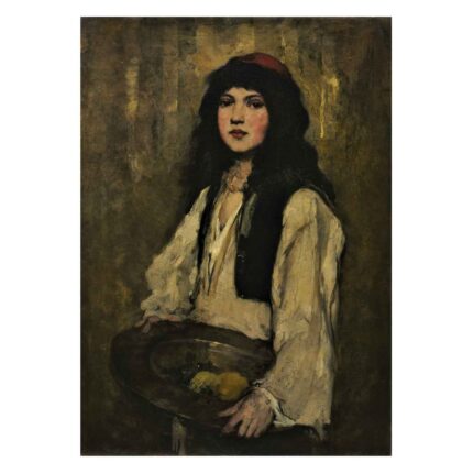 Πίνακες σε Καμβά με Κορνίζα - Frank Duveneck - The Venetian Girl