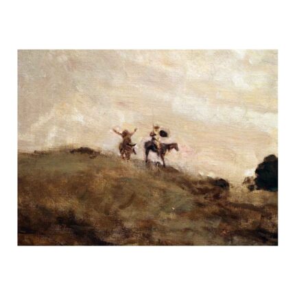 Πίνακας σε καμβά - Jean-Baptiste-Camille Corot, Don Chisciotte
