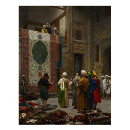 Πίνακας σε καμβά - Jean-Léon Gérôme - The Carpet Merchant