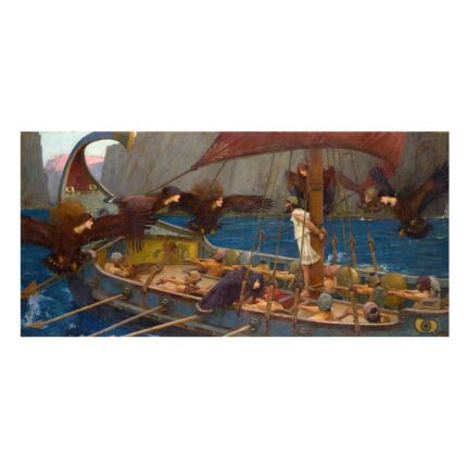 Πίνακας σε καμβά - John William Waterhouse - Ulises y las Sirenas