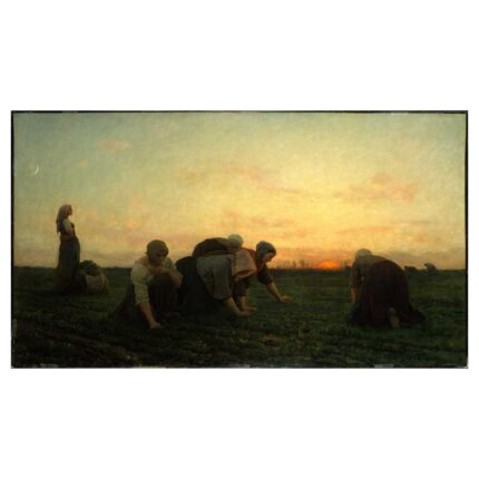 Πίνακας σε καμβά - Jules Breton - The Weeders