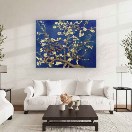 Πίνακας σε καμβά - Van Gogh Almond Blossom Blue