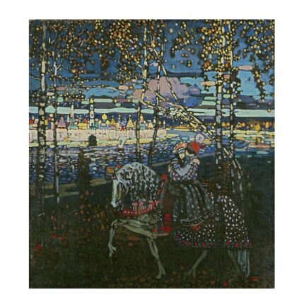 Πίνακας σε καμβά - Wassily Kandinsky - Reitendes Paar