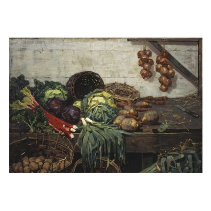 Πίνακας σε καμβά - William York MacGregor - The Vegetable Stall