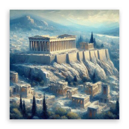 Πίνακας σε καμβά - Αρχαία Ακρόπολη