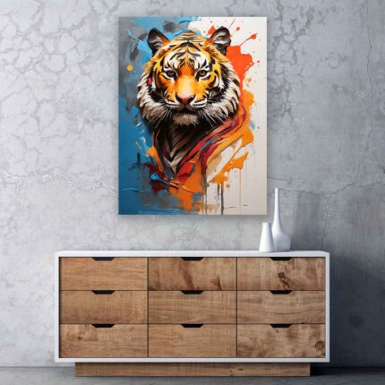 Πίνακας σε καμβά - Τίγρη