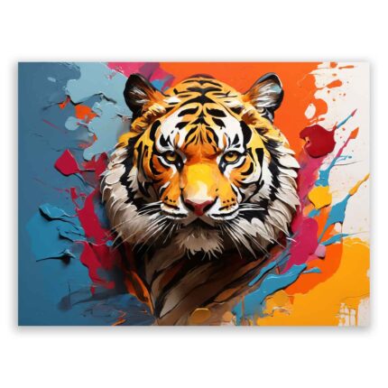 Πίνακας σε καμβά - Τίγρη