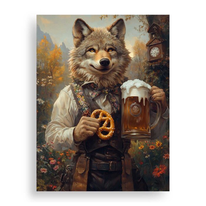 Canvas print – Wolf