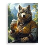 Canvas print – Wolf