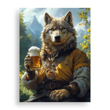 Canvas print – Wolf