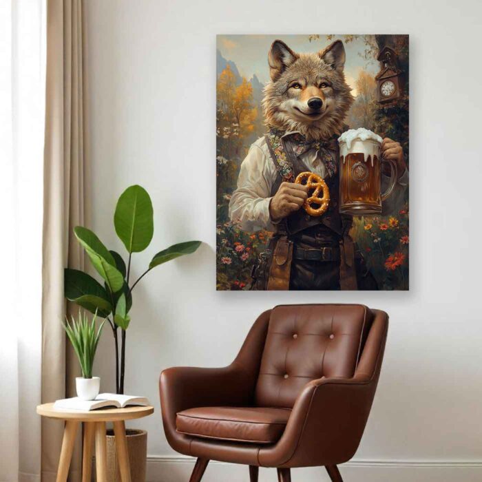 Canvas print – Wolf