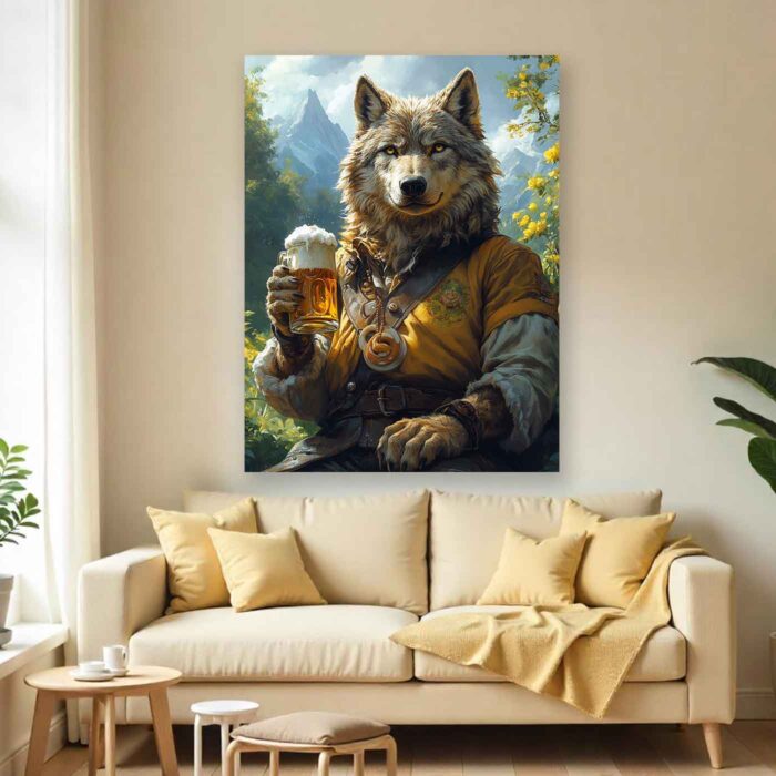 Canvas print – Wolf